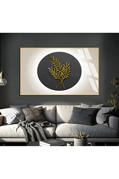 Harika bir ev HARİKABİREV | Frunze de grâu gri-aurii, formă 01 | TABLĂ DE STI...