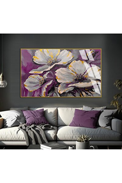 Harika bir ev HARİKABİREV | MODEL 02 DE FLORI AURII, GRI-PRUNĂ | TABLĂ DE STI...