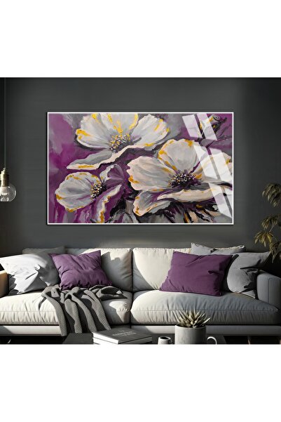 Harika bir ev HARİKABİREV | MODEL 02 DE FLORI AURII, GRI-PRUNĂ | TABLĂ DE STI...