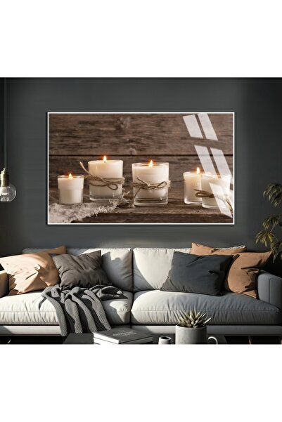 Harika bir ev HARİKABİREV | LUMÂNĂRI DECORATIVE MODEL 1 | TABLĂ DE STICLĂ SEC...