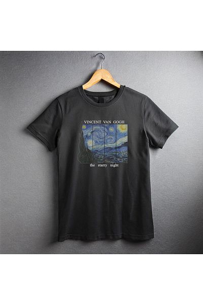 Ozzy Ψηφιακό μπλουζάκι Unisex Starry Night Pattern 1