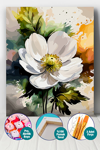 Picasso World Hobby Art Sayılarla Boyama Numaralı Tuval Seti Fırça Boya Dahil...