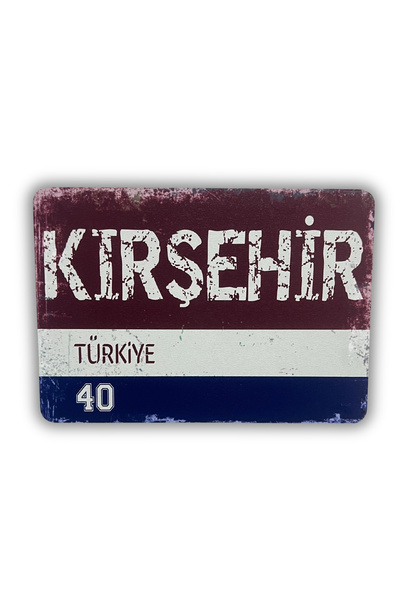 ERİSTAKI Kırşehir şehir buzdolabı magneti-Hediyelik buzdolabı magnet-Şehir ma...