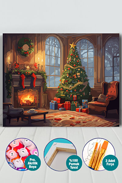 Picasso World Hobby Art Sayılarla Boyama Numaralı Tuval Seti Fırça Boya Dahil...