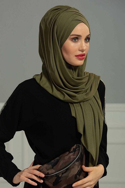 Aisha's Design شال قطني ممشط عملي متعدد الطبقات، PS-41