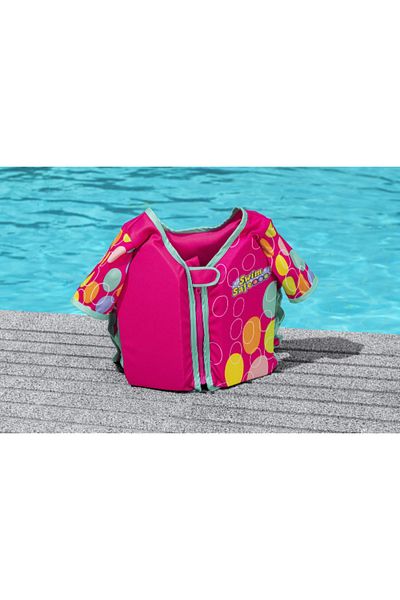 BESTWAY Swim Vest W Sleeves Safe Boy/Girl Suitable 3-6 Yers Old 26-32147