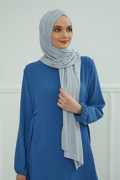 Aisha's Design شال قطني ممشط عملي متقاطع من الأمام، PS-40
