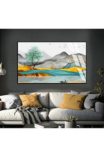 Harika bir ev HARİKABİREV | MODEL DE PEISAJ MONTAN CU CERBI VERDE-ARĂTUIU | T...