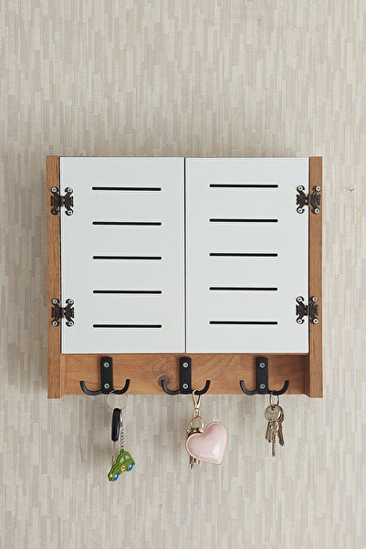 HKM Ticaret 35x40 Cm Dekoratif Sigorta Saklama Kutusu! Anahtarlıklı Sigorta Kutusu! Elektrik Pano Düzenleyici!