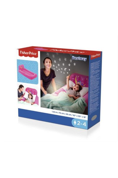 BESTWAY سرير هوائي مريح Dream Glimmers من Fisher Price مقاس 1.32 متر × 76 سم × 46 سم 26-93548