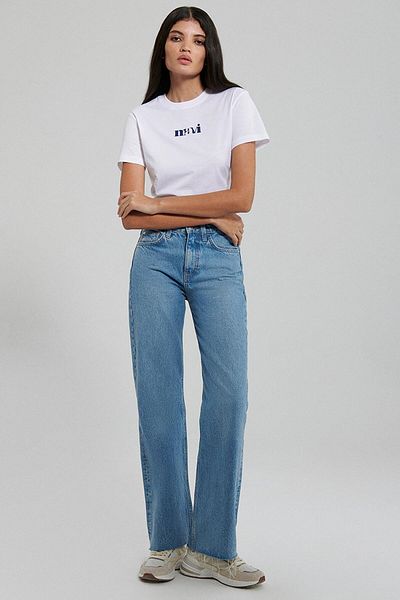 Mavi M 1612241 -620 Logo Tshirt White Ss Tricou dama