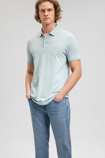 Mavi M066157-70805 Tricou polo Cloud Blue Ss Tricou bărbați