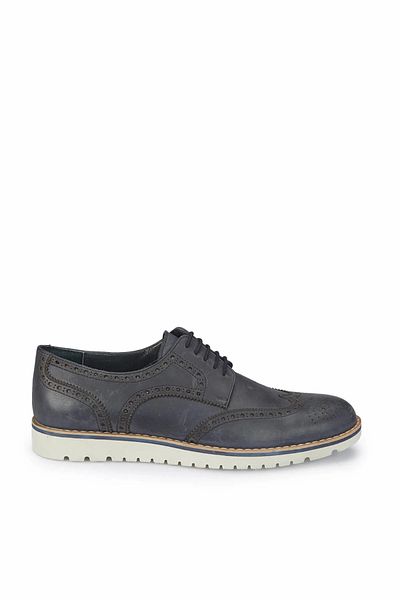 MERCEDES Mersedes Ashton Men's Classic Shoes - Navy Blue