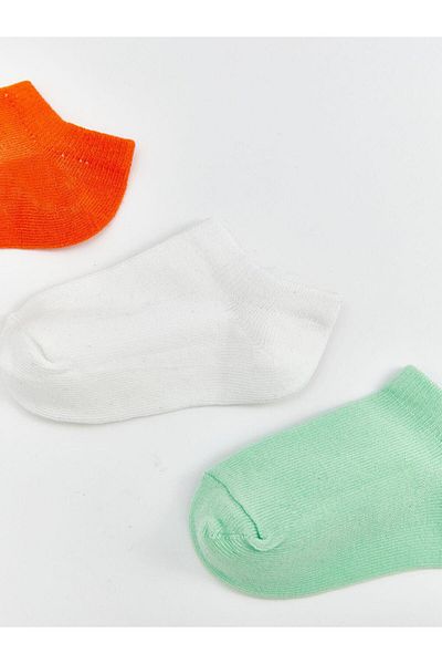 LC Waikiki Lcw Eco Basic Baby Girl Booties Socks 3-Piece