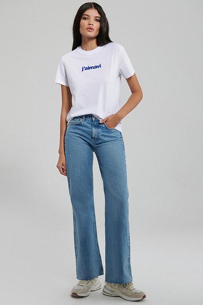 Mavi Alb pentru femei M 1612242 -620 Tricou imprimat