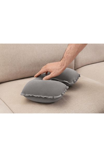 BESTWAY 37Cm X 24Cm X 10Cm Flocked Air Neck Rest 26-67006