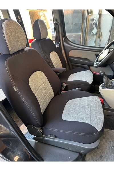 Atlas Oto Giyim غطاء مقعد خاص لسيارة فيات دوبلو