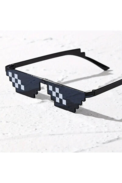 Skygo Black Cat Pattern Thug Life Trend Sunglasses - Mosaic