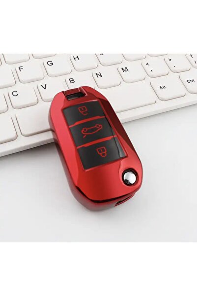 emii auto spare parts حافظة مفاتيح بيجو أوبل سيترون DS موديل أحمر