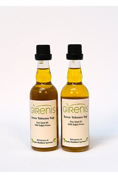 GİRENİS KETEN TOHUMU YAĞI 2'Lİ AVANTAJ PAKET 2X100 ML