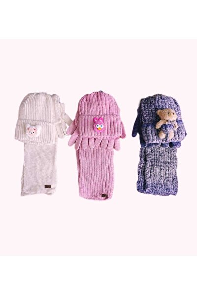 Arafım Butik Atkı bere eldiven set