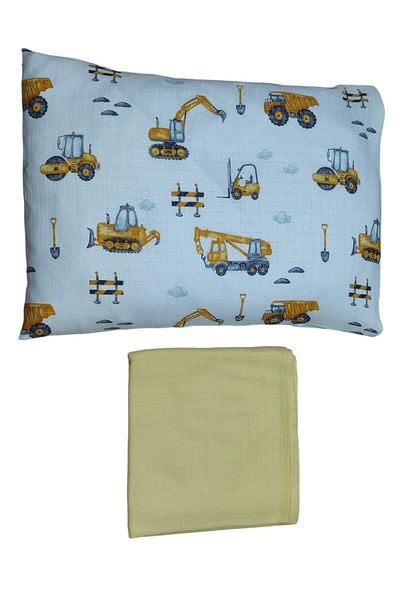 Alpıno Newborn Muslin Cover and Blanket Set - 100cm X 120cm + 35cm X 45cm Pillowcases