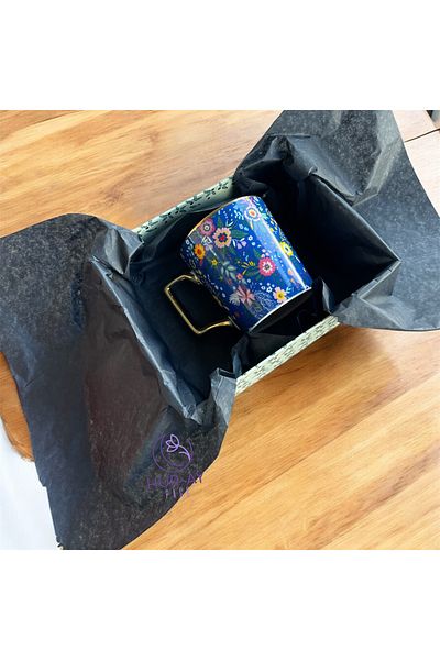 HUR-AY PACK 29X50 cm Black Herringbone Plush Paper - 17Gr. 10 Pieces