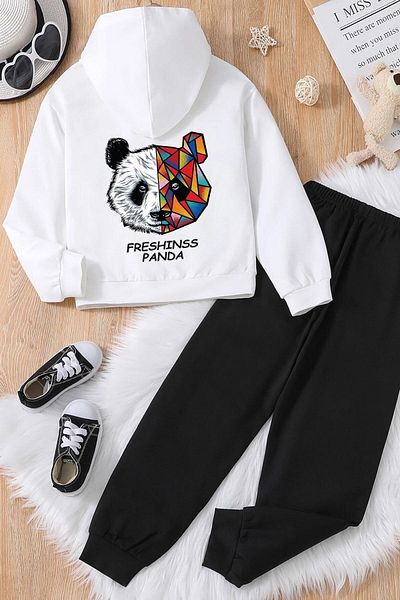 Muwen Butik Παιδικό Σετ φόρμας Panda