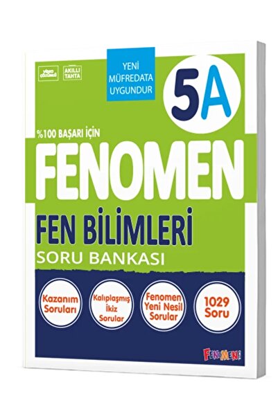 Fenomen Yayıncılık 2024-2025 Müfredat Yeni Nesil 5.Sınıf A Serisi Fen Bilimle...