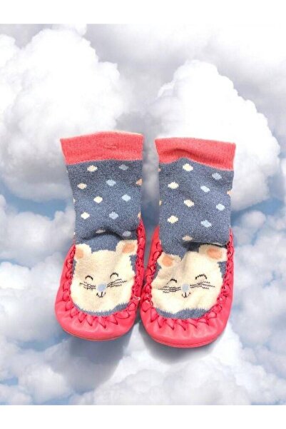 Zekids Girl's Anti-Slip Animal Figured Home Nursery Socks