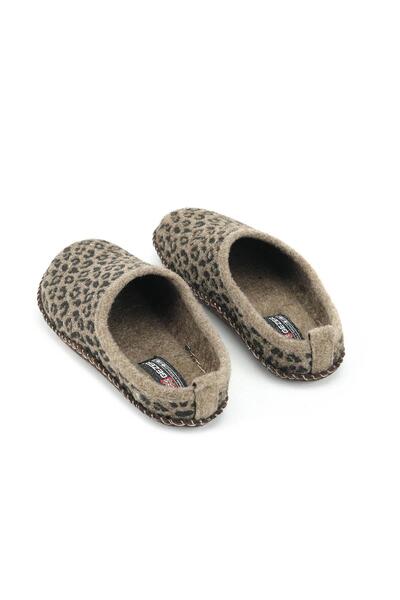 GEZER 15525 Papuci de casă din pânză din pâslă pentru femei