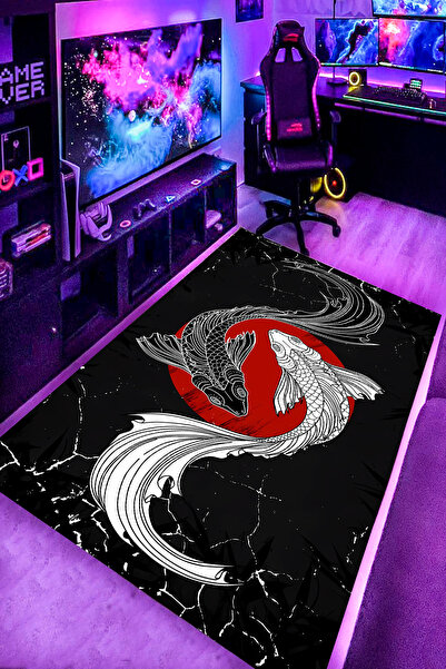 Alpacarpet Kaymaz Taban Makinede YıkanabilirGaming Oyuncu Playstation Xbox Ga...