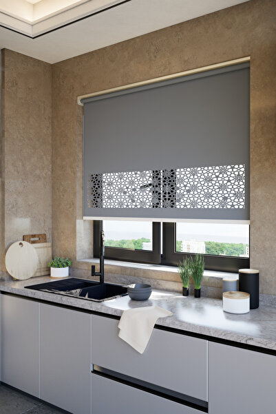 Genel Markalar Lazer Kesim Mat Stor Perde, Lazer Kesimli Klasik Serisi, C-101...