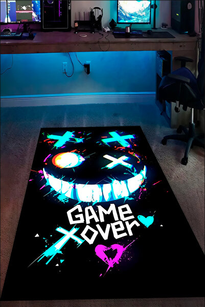 Alpacarpet Kaymaz Taban Makinede YıkanabilirGaming Oyuncu Playstation Xbox Ga...