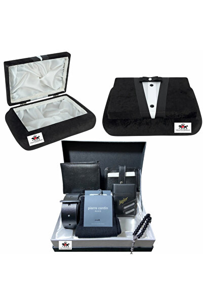 Pierre Cardin DAMAT BOHÇASI İÇİN DAMAT SANDIĞI VE PAPYON KUTULU KEMER CÜZDAN ...