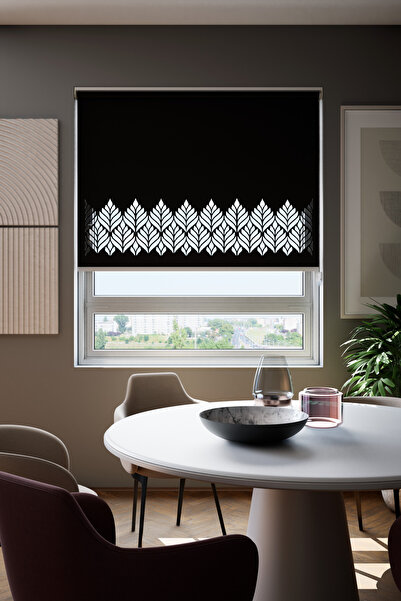 Genel Markalar Lazer Kesim Mat Stor Perde, Lazer Kesimli Modern Serisi, M-181...