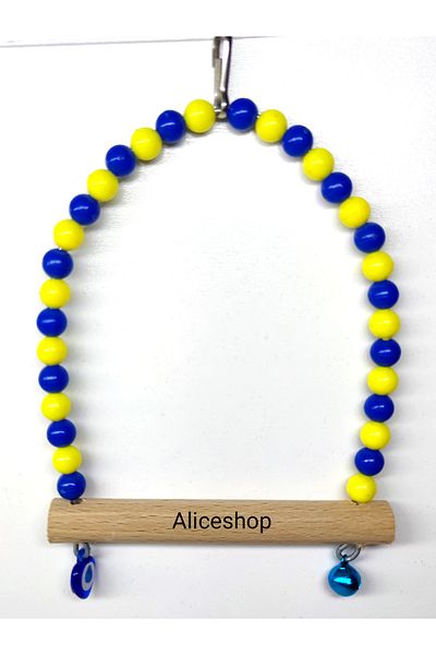 aliceshop Fan colored swing for budgies and birds of all sizes