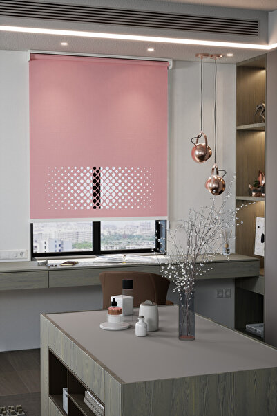 Genel Markalar Lazer Kesim Mat Stor Perde, Lazer Kesimli Modern Serisi, M-200...