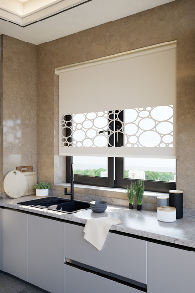 Genel Markalar Lazer Kesim Mat Stor Perde, Lazer Kesimli Klasik Serisi, C-500...