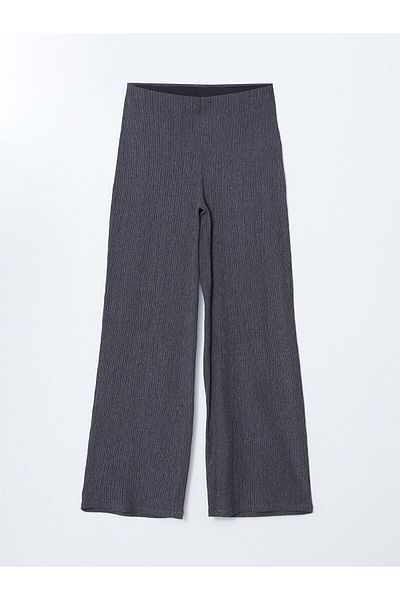 LC Waikiki Elastic Waist Textured Women's Trousers
