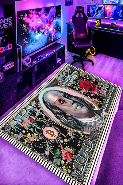 Alpacarpet Kaymaz Taban Makinede YıkanabilirGaming Oyuncu Dolar Halısı Gamer ...