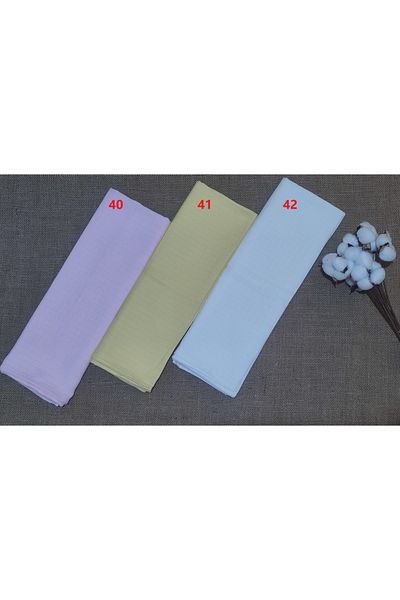Alpıno Newborn, 100% Cotton 85cm X 85cm Multi-Purpose Muslin Blanket, Baby Blanket, Muslin Cloth (3 Pcs)