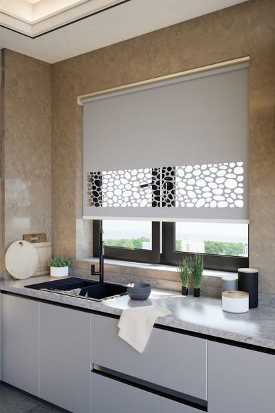 Genel Markalar Lazer Kesim Mat Stor Perde, Lazer Kesimli Klasik Serisi, C-121...