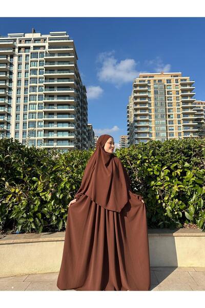 yusracollectionn Φόρεμα Hijab / Σετ Aerobin με πλισέ φερμουάρ