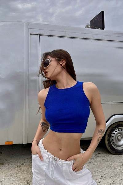 Jose Clothing Bluză de damă, cu gât cu șarmuire, cu tăietură de bază