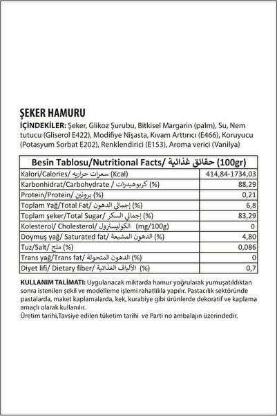 Blue Bead Koyu Kırmızı Şeker Hamuru 1 kg