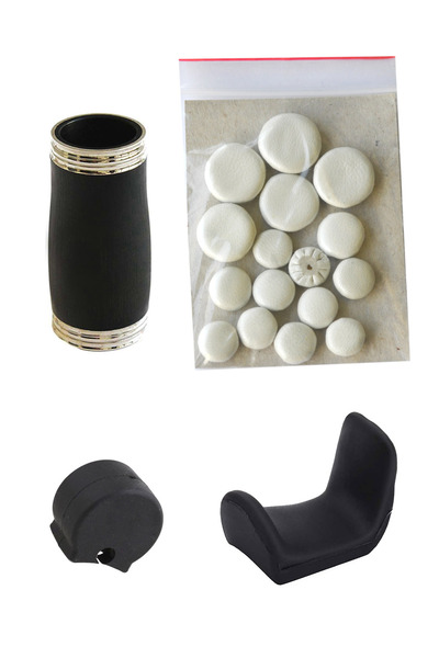 SANTA sol klarnet güderi seti  1 adet baril  ve 2 adet parmak dayama