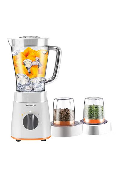 Kenwood خلاط، 500 واط، 2 لتر، وظيفة سحق الثلج، مطحنة متعددة، مطحنة، مفرمة، سرعتان، BLp15.360wh