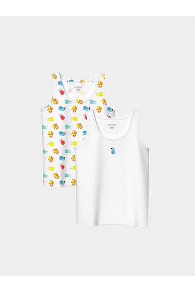 LC Waikiki LCW Kids Cycling Neck Ανδρικό Παιδικό εσώρουχο 2 τεμαχίων