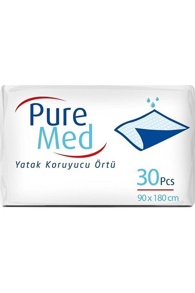 Puremed Patient Bed Protector 90*180 Cm 30 Pieces Single Package